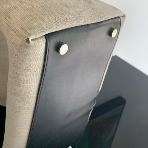 Vince black croc stamped tote - Picture 8 of 12